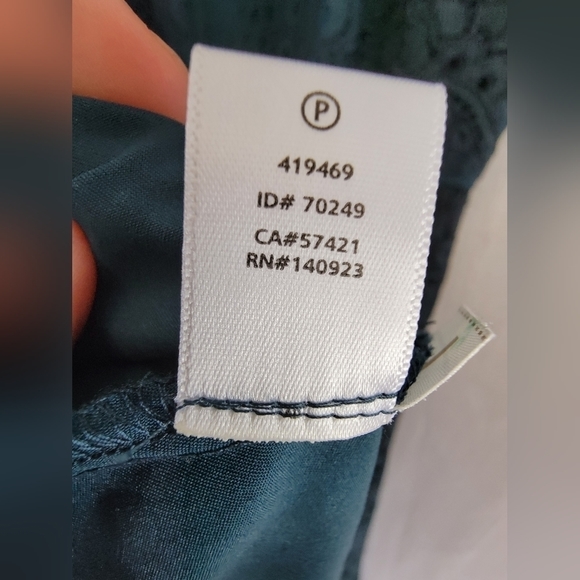 LOFT scoopneck sleevess ruffled lace dress - Picture 8 of 12